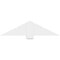 Ekena Millwork Kennewick Architectural Grade PVC Gable Bracket, 48"W x 12"H x 2"D x 6"F, 6/12 Pitch GBP048X12X0206KEN00 - alternate 5